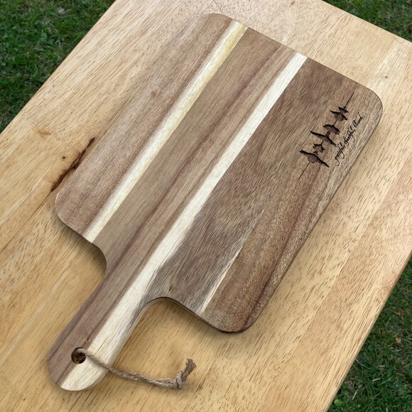 Grateful, Thankful, Blessed Soundwave Cutting Board - Picture 6 of 6